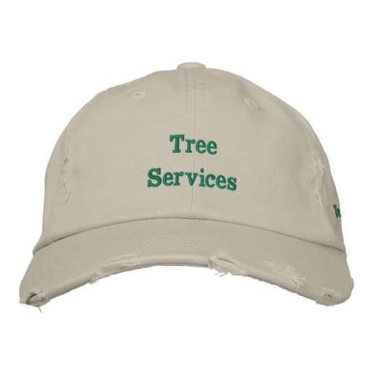 Tree Services - Fun Geborduurde Pet (Voorkant)
