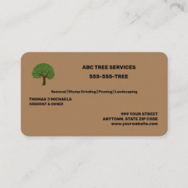 Tree Services Visitekaartje