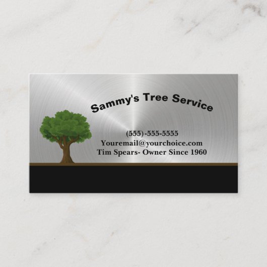 Tree Services Visitekaartje (Voorkant)
