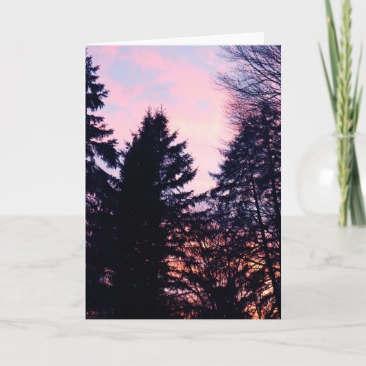 Tree Shadows Forest Hues Kaart (Voorkant)