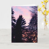 Tree Shadows Forest Hues Kaart (Gele Bloem)