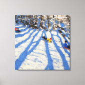 Tree shadows Morzine Canvas Afdruk (Voorkant)