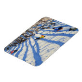 Tree shadows Morzine Magneet (Linkerzijde)