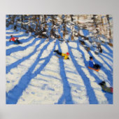 Tree shadows Morzine Poster (Voorkant)