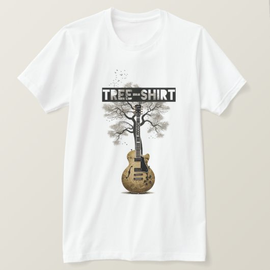 Tree-Shirt (Loving Nature and music) T-shirt (Design voorkant)