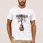 Tree-Shirt (Loving Nature and music) T-shirt (Voorkant)