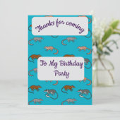 Tree Shrews Dank je wel kaart (Staand voorkant)