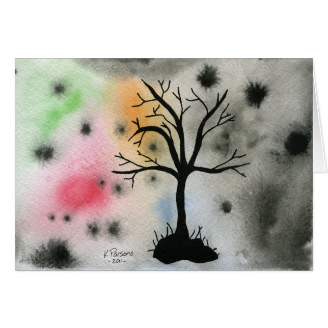 Tree Silhouette (Voorkant Horizontaal)