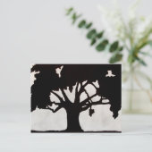 Tree Silhouette Briefkaart (Staand voorkant)