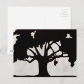 Tree Silhouette Briefkaart (Voorkant / Achterkant)