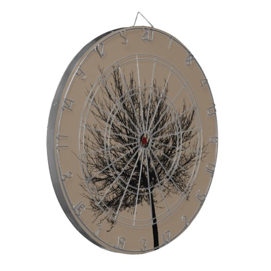 Tree Silhouette Dartbord (Voorkant Links)