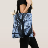 Tree Silhouette Fotograaf Canvas tas (Dichtbij)