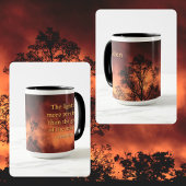 Tree Silhouette Golden Sky John Muir Nature Quote Mok