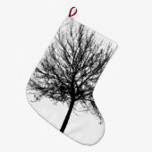 Tree Silhouette Grote Kerstsok (Voorkant (Hangend))