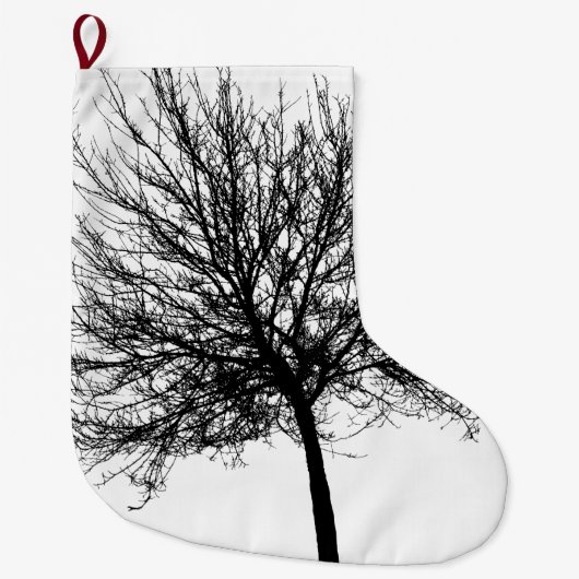 Tree Silhouette Grote Kerstsok (Voorkant)