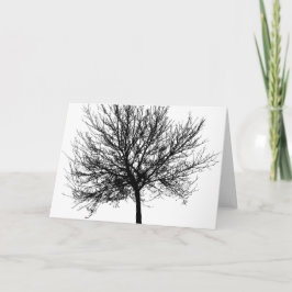 Tree Silhouette Kaart