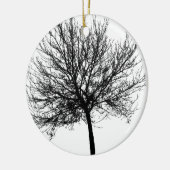 Tree Silhouette Keramisch Ornament (Links)