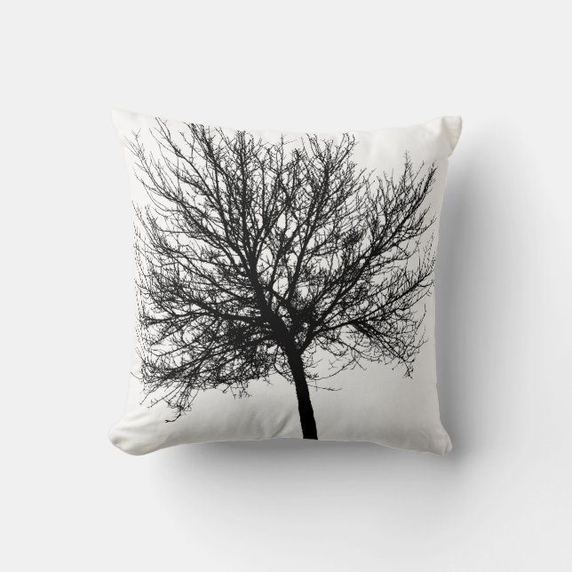 Tree Silhouette Kussen (Voorkant)