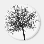 Tree Silhouette Magneet (Voorkant)
