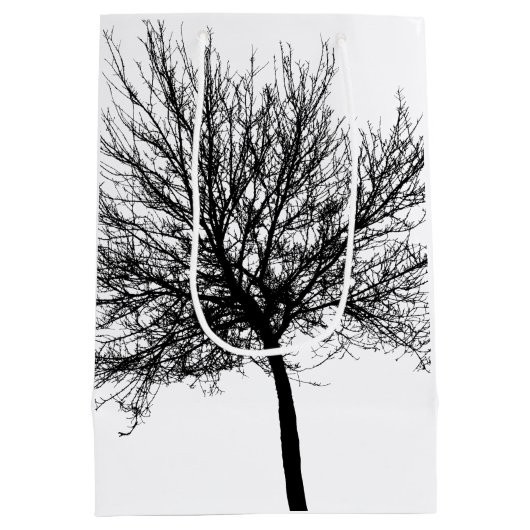 Tree Silhouette Medium Cadeauzakje (Achterkant)