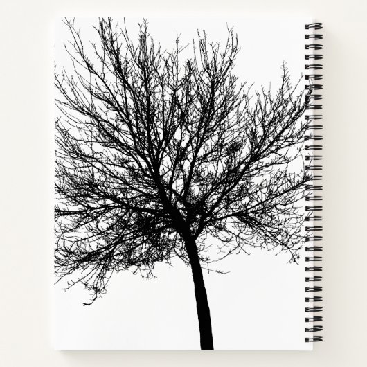 Tree Silhouette Notitieboek (Achterkant)