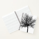 Tree Silhouette Notitieboek (Binnen)
