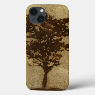Tree Silhouette on Bronze Background Case-Mate iPhone Case