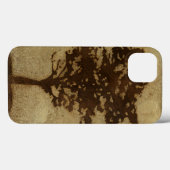 Tree Silhouette on Bronze Background Case-Mate iPhone Case (Achterkant (horizontaal))