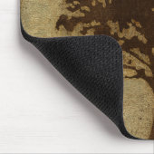 Tree Silhouette on Bronze Background Muismat (Hoek)