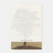 Tree Silhouette on Bronze Background Post-it® Notes (Voorkant)
