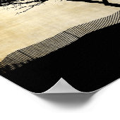 Tree Silhouette Photo Art Poster (Hoek)