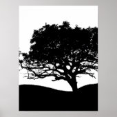 Tree Silhouette Poster (Voorkant)