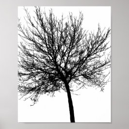 Tree Silhouette Poster