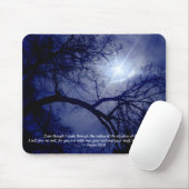 Tree Silhouette Scriptmousepad Muismat (Met muis)
