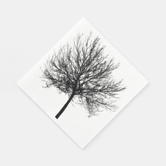 Tree Silhouette Servet (Hoek)