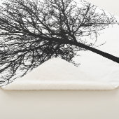 Tree Silhouette Sherpa Deken (3/4)