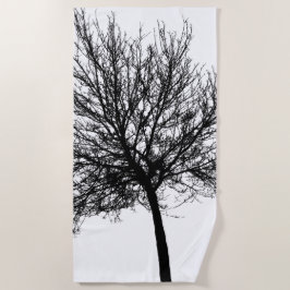 Tree Silhouette Strandlaken