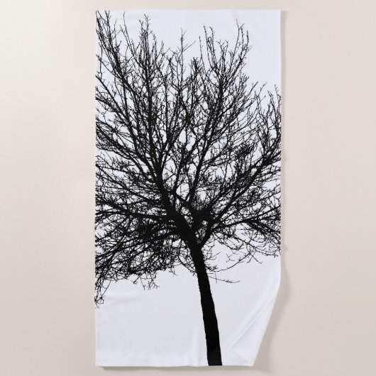 Tree Silhouette Strandlaken (Voorkant)