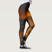 Tree Silhouette Sunset Leggings (Rechts)