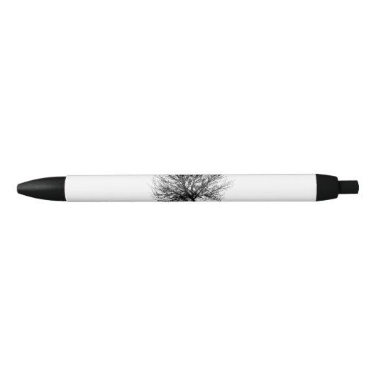 Tree Silhouette Zwarte Inkt Pen (Voorkant)