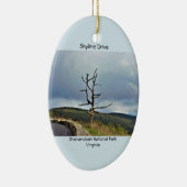 Tree Skyline Drive Keramisch Ornament (Rechts)
