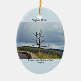 Tree Skyline Drive Keramisch Ornament