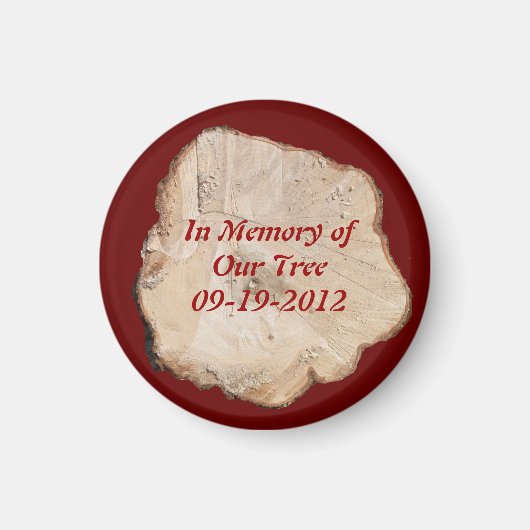 Tree Slice Magnet (Voorkant)