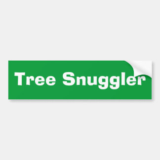 Tree Snuggler Bumpersticker