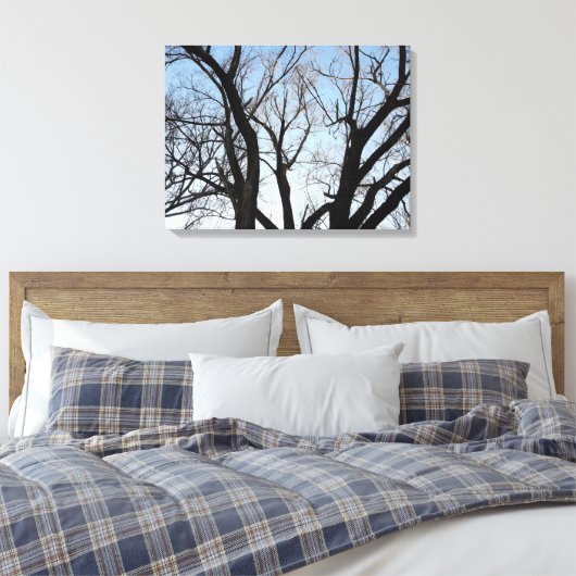 Tree Stretch Canvas Print (Insitu (Slaapkamer))