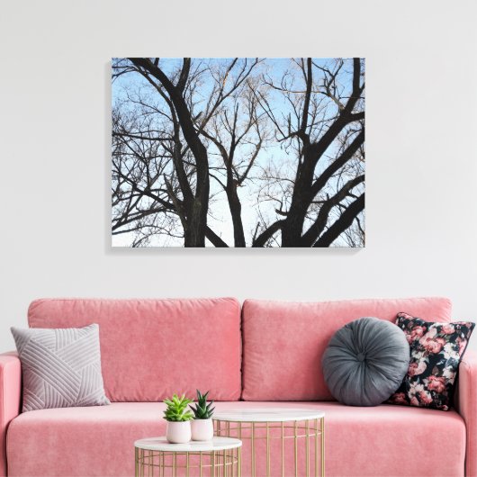 Tree Stretch Canvas Print (Insitu (Woonkamer))