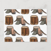 Tree Stump Briefkaart (Voorkant)