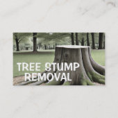 Tree Stump Removal Visitekaartje (Voorkant)