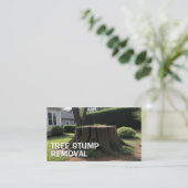 Tree Stump Removals Visitekaartje (Staand voorkant)