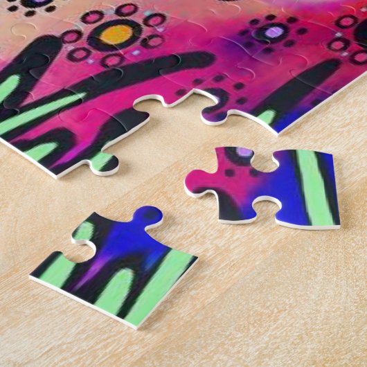 Tree Swing dankbaar voor alles Quote Fun Legpuzzel (Zijkant)